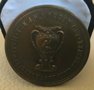 J.  W.  Morgan Cup Island Heights Yacht Club Trustee C.  1920’s Bronze Medal