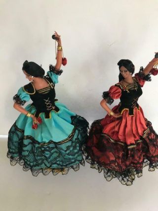 Vintage Marin Chiclana Flaminco Twin Dancers 10 " Tall Made In Spain