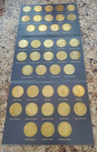 A Coin History Of The Us Presidents 41 Coins Complete In Book