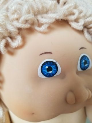 Vtg Cabbage Patch Kid Jesmar Girl Doll Sandy Brown Hair TLC Pacifier Face 2