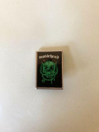 Vintage Motorhead Metal Pin Badge