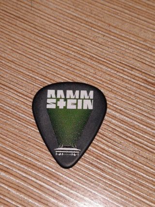 Rammstein Guitar Pick 02.  08.  19 St.  Petersburg Russia Europe Stadium Tour 2019