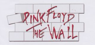 Pink Floyd The Wall - Small Hi Gloss Sticker - 4 " Wide X 2 " Height