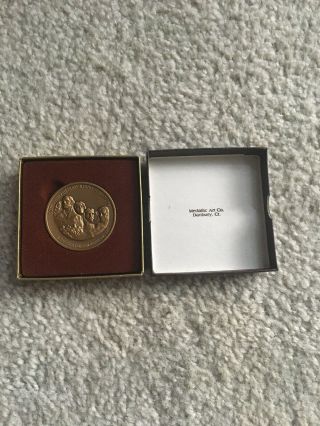 Medallic Art Co.  50th Anniversary Mount Rushmore Albert Pike Coin Medal