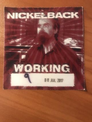 Nickelback Backstage Pass