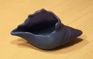 Vintage Van Briggle Art Pottery Mulberry/blue “conch Shell” Planter
