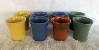 8 Catalina Island Pottery Vintage California Pottery Small Cups