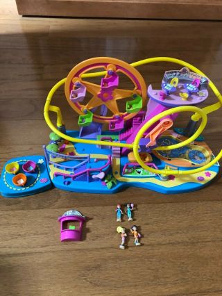 Vintage Polly Pocket Amusement Park All Parts,  Teacup Addition,  Battery Issues