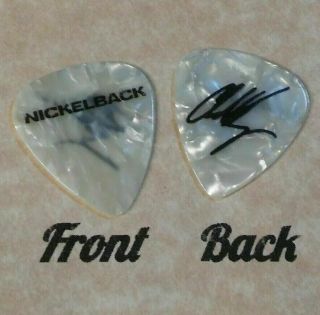Nickelback Band Logo Chad Kroeger Signature Guitar Pick - (w2271)