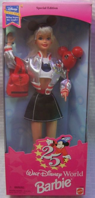 1996 Walt Disney World Barbie 25th Anniversary Exclusive Special Edition Nrfb