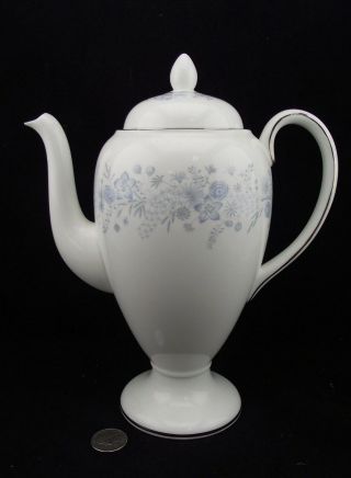 Wedgwood Belle Fleur Coffee Pot Or Server With Lid Made In England Bone China