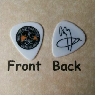 Black Crowes & Jimmy Page Signature Logo Guitar Pick (w2141)