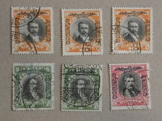Chile 1928/32 – Lot 31 Stamps For Air Mail - Presidents Overprinted Correo Aereo