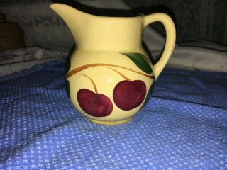 Watt Pottery Double Apple 62 CREAMER Vintage 4 Leaf 4 & 1/2 