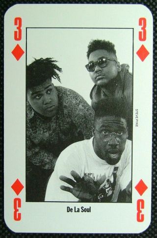 1 X Playing Card Nme Leader Of The Pack De La Soul