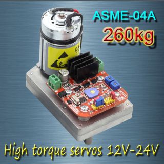 Asme - 04a High Power High Torque Servo The 12v 24v 260kg.  Cm 0.  12s/60 Degree