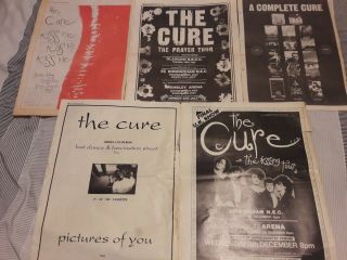 The Cure - Advert / Small Poster Kiss Me Prayer Tour Pictures Of You