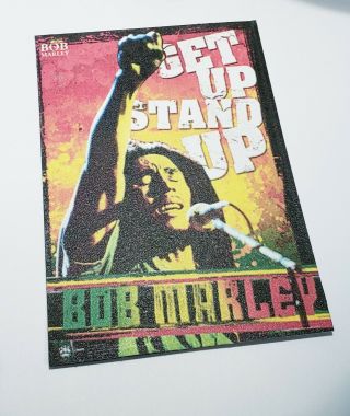 Bob Marley Photo Fridge Magnets Potleaf Weed Rasta Get Up Stand Up Refrigerator