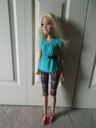 28 Inch Tall Barbie Blonde Doll 2013 Just Play Mattel My Size Best Friend