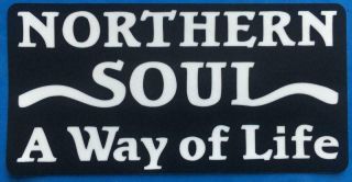Northern Soul Car Window Sticker - Black - A Way Of Life