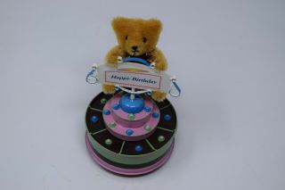 Hermann Teddy Musical Bear,  Birthday,  Tucher & Walther,  Germany,