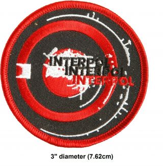 Vintage Rare Interpol Antics Paul Banks Embroidered Iron - On Patch 3 "