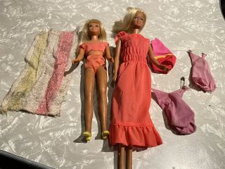Vintage Barbie - Sunset Malibu Skipper And Sun Lovin 