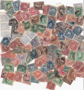 Argentina Mixed Accumulation Of Over 100 Early Stamps