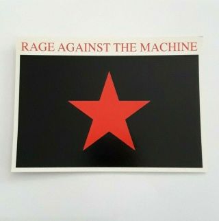 Rage Against The Machine - Flag - Official Postcard - 2000