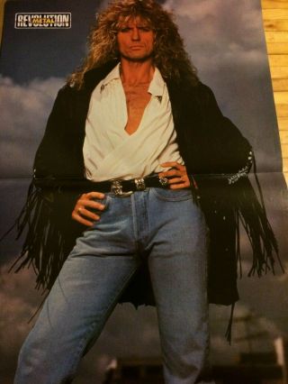 David Coverdale,  Whitesnake,  Two Page Vintage Centerfold Poster