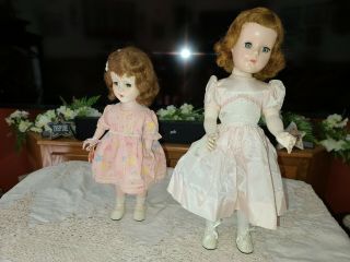 2 Vintage Sweet Sue American Character Dolls Head Turning Walker 14 & 18 " Tlc