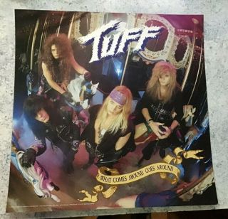 Tuff What Comes Around Goes Around 1991 Promo Flat Poster 2 - Sided 12 " X12 "