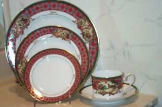 Noritake Royal Hunt 5 Piece Place Settings - Multiple Avail Dogs -