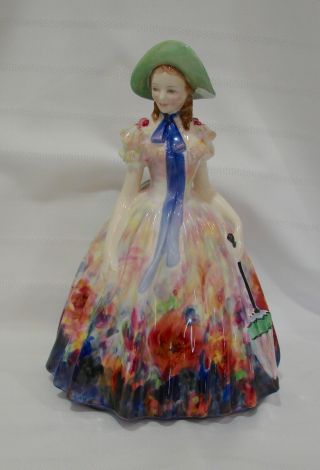 Royal Doulton " Easter Day " Hn 2039 Bone China Lady Figurine,  Retired 1969
