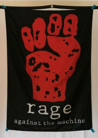 Rage Against The Machine Ratm Fist Textile Poster Flag