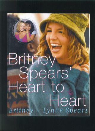 Britney Spears Heart To Heart 2000 First Edition Photo Packed Book