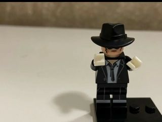 Michael Jackson Lego Black And White Figurine Collectible