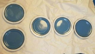 5 Saturday Evening Girls? Little Plates Arts & Crafts Signed ?