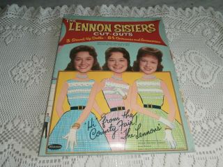 The Lennon Sisters Cut - Outs 1963,  County Fair,  Whitman Publishing Co.  Paper D