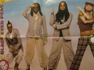 Black Eyed Peas,  Kelly Clarkson,  Double Four Page Foldout Poster