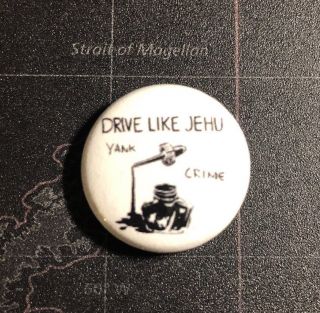 Drive Like Jehu 1” Button D001p Badge Pin Rocket From The Crypt Fugazi Slint