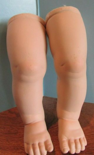 Vintage Porcelain/bisque Collectible Baby Doll Legs 7 " Body Parts 7