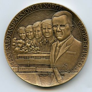 Norway Wwii Bronze Medal Osvald Group – Sabotage Organization