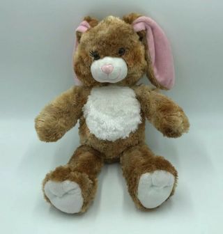 Babw Build A Bear Brown White Easter Bunny Rabbit Brown Plush Stuffed Animal A8