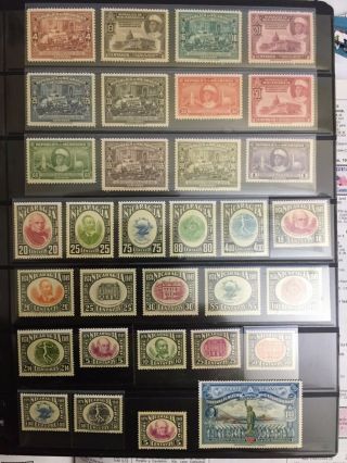 Nicaragua 1940s Mh Hinged All Complete Sets Us$44