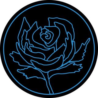 Ryan Adams Cold Roses Blue Rose Sticker