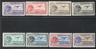 Mexico 1929/34 Air Mail Stamp Sc.  C 11/5 And C 17/9 Mh
