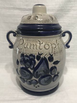 Rumtopf Jar West Germany 865 - 31 Art Pottery