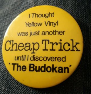 Trick Yellow Vinyl The Budokan Pin Badge Rock