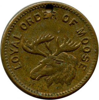 Loyal Order Of Moose Kansas City,  Missouri Mo Aug.  19 - 23 1912 Medal Or Token